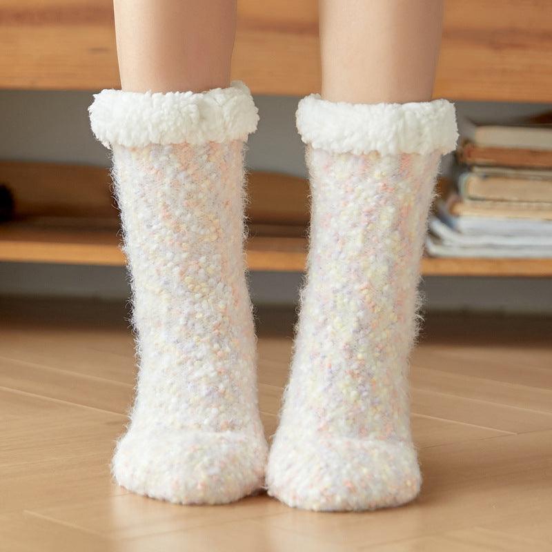 Floor Socks Snow Home Leg Cover Fleece - Amazitshop