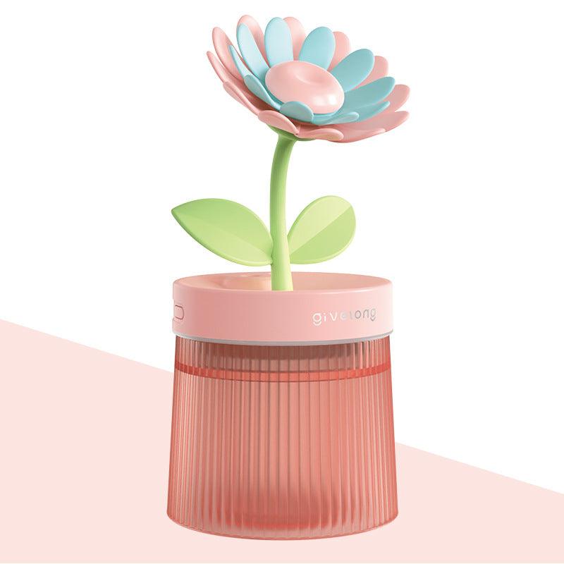 Flower Air Humidifier Small Night Lamp Usb - Amazitshop