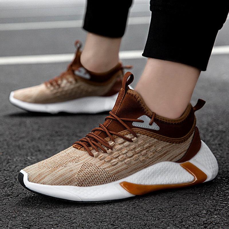 Flying Woven Breathable Men's Casual Sports Shoes - Amazitshop