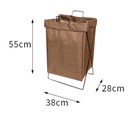 Foldable Fabric Hamper Household Laundry Basket Large Storage Basket Bathroom clothes storage basket - Amazitshop