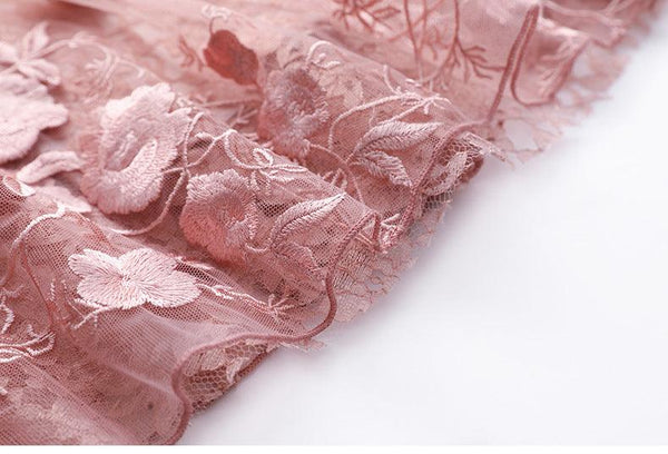 Formal Occasion Delicate Nailed Diamond Long Dress - Amazitshop