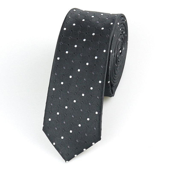 Formal Wear Korean Style Wedding Groom Best Man Casual Accessories Striped Dot Retro 5cm Glossy Hand Tie For Men - Amazitshop
