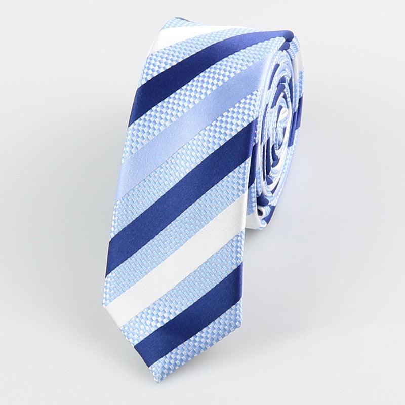 Formal Wear Korean Style Wedding Groom Best Man Casual Accessories Striped Dot Retro 5cm Glossy Hand Tie For Men - Amazitshop