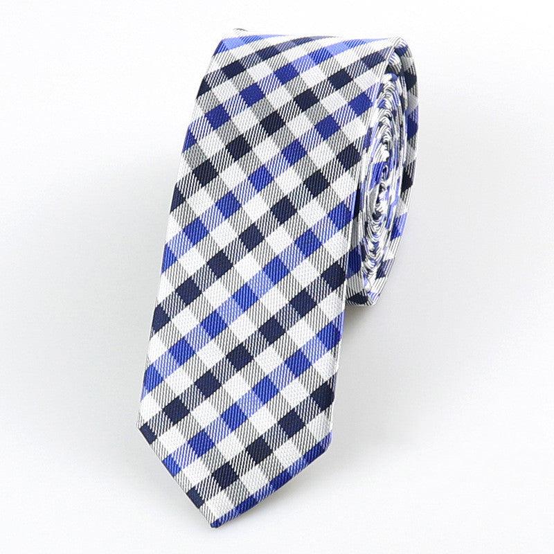 Formal Wear Korean Style Wedding Groom Best Man Casual Accessories Striped Dot Retro 5cm Glossy Hand Tie For Men - Amazitshop