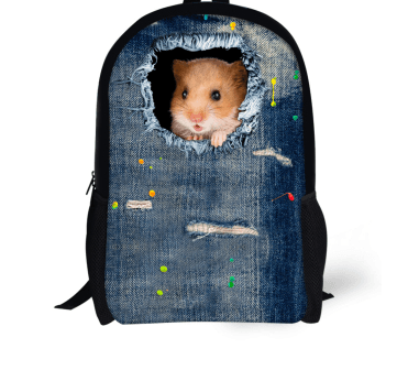 FORUDESIGNS Cat Backpack Cute 3D Animal Denim Backpacks for Children Boys Girls Casual Kids School Bag Mochila Travel Backpack - Amazitshop