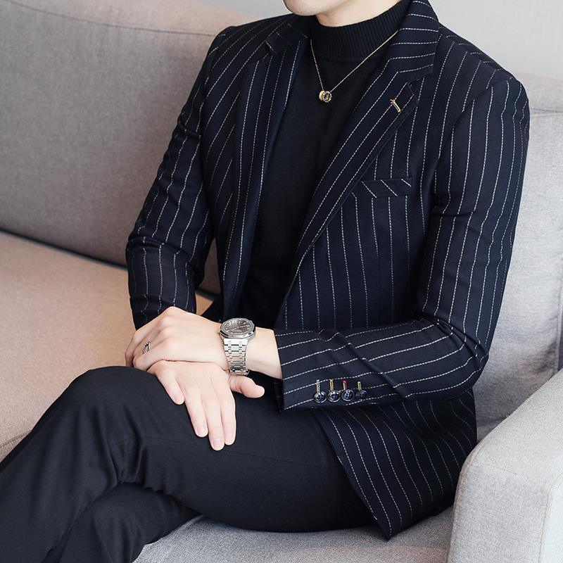 Four Seasons Plus Size Leisure Suits For Men Coat Top - Amazitshop