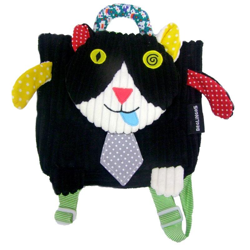 French Deglingos baby backpack double bag snack bag 2 - 5 year old kindergarten double shoulder bag - Amazitshop