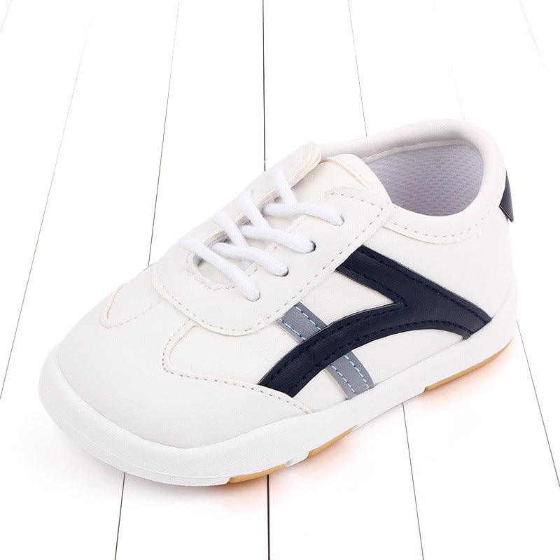 Front lace toddler rubber - soled toddler shoes - Amazitshop