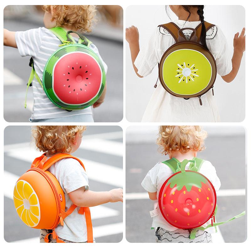 Fruit Shape Cute Casual Children's Anti - lost Backpack - Amazitshop