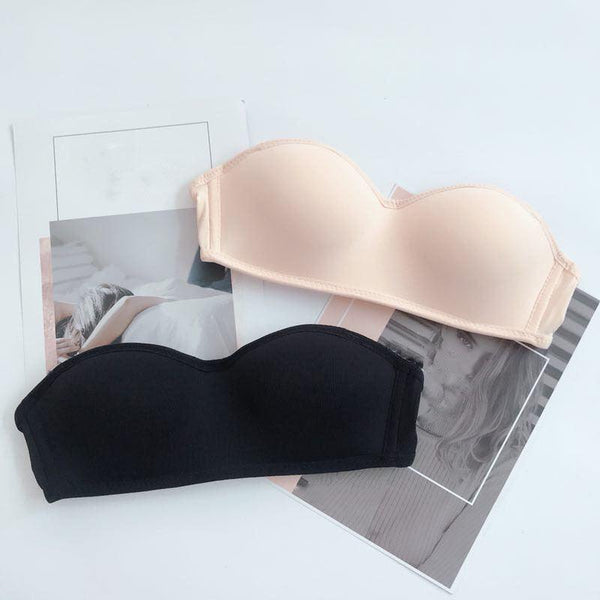 Gathered non - slip lingerie bra - Amazitshop