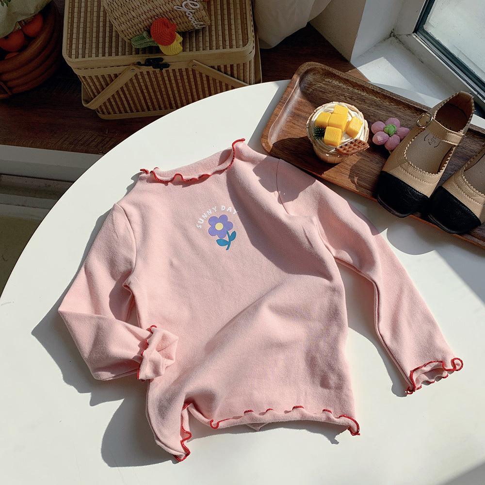 Girls' Bottom Long - sleeved T-shirt - Amazitshop