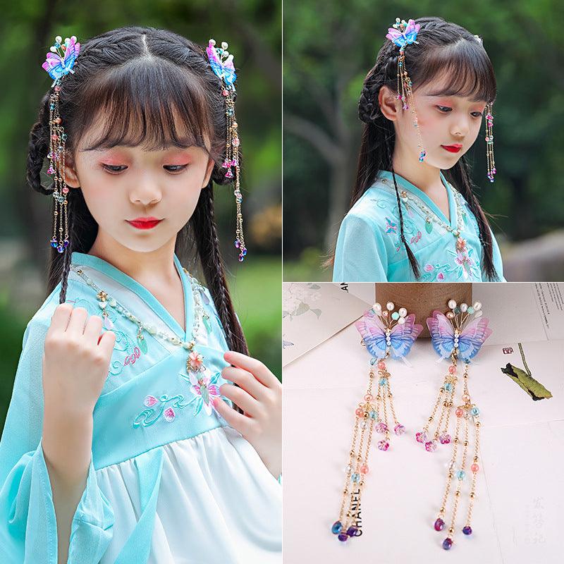 Girls Chinese Style Ancient Costume Hairpin Jewelry Fashion - Amazitshop