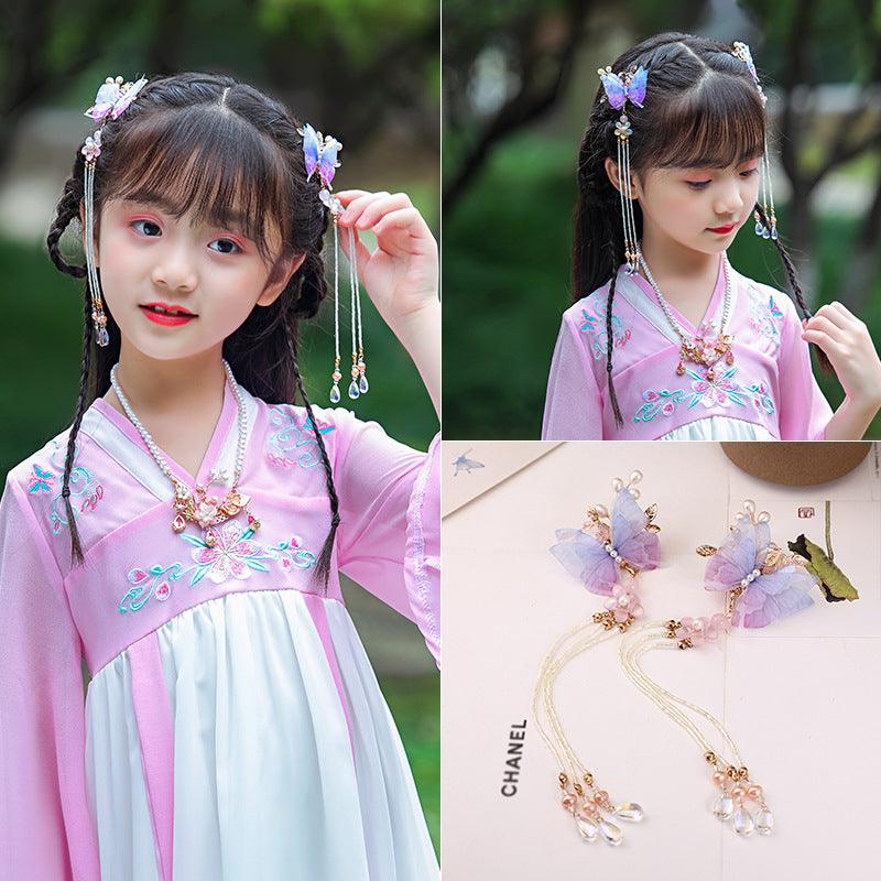 Girls Chinese Style Ancient Costume Hairpin Jewelry Fashion - Amazitshop