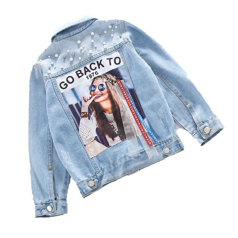 Girls Denim Jacket Children - Amazitshop