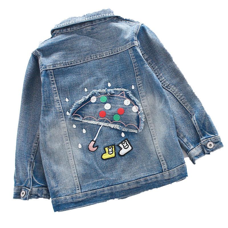 Girls Denim Jacket Children - Amazitshop
