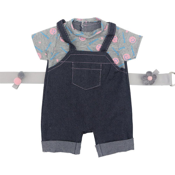 Girls Doll 43cm Doll Accessories Denim Jumpsuit Suspenders - Amazitshop