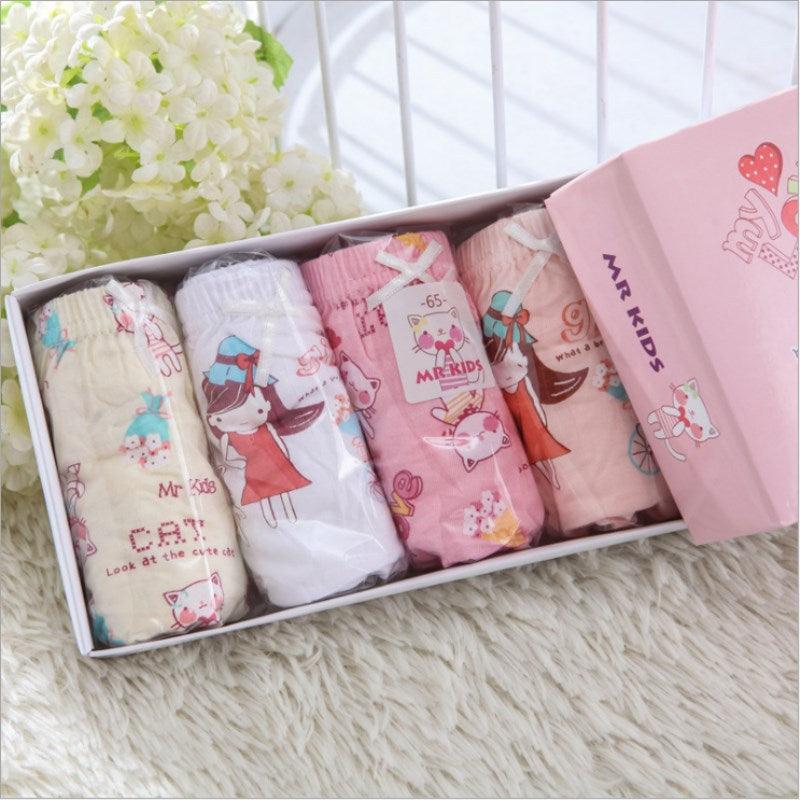 Girls Double Bottom Crotch CuteGirl Shorts - Amazitshop