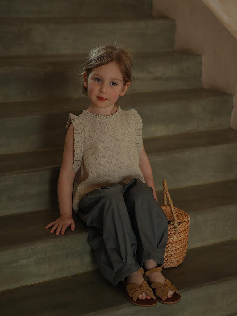 Girls Fashion Cotton Floral Vest - Amazitshop