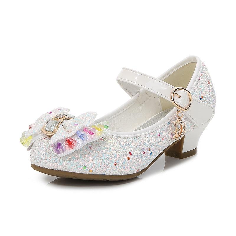 Girls princess leather shoes - Amazitshop