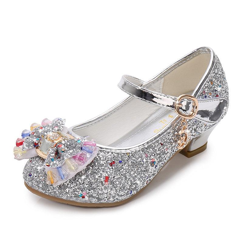 Girls princess leather shoes - Amazitshop