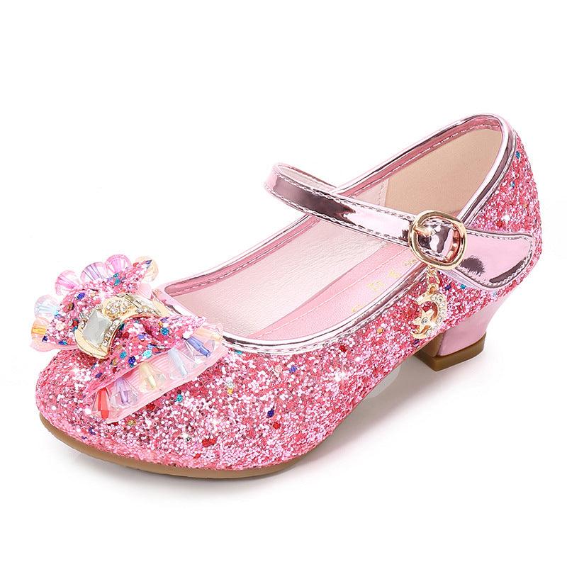 Girls princess leather shoes - Amazitshop