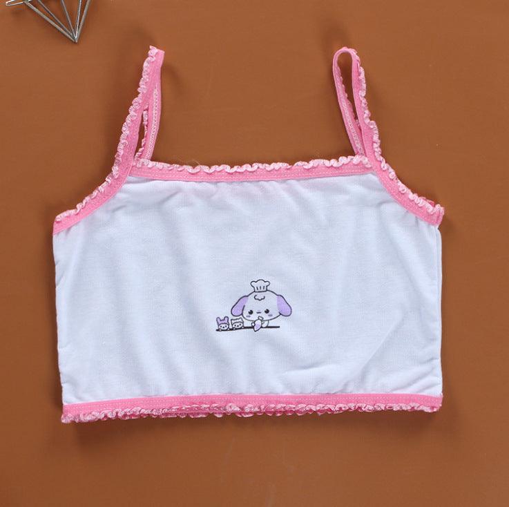 Girls Sports Casual Cotton Camisole Bra - Amazitshop