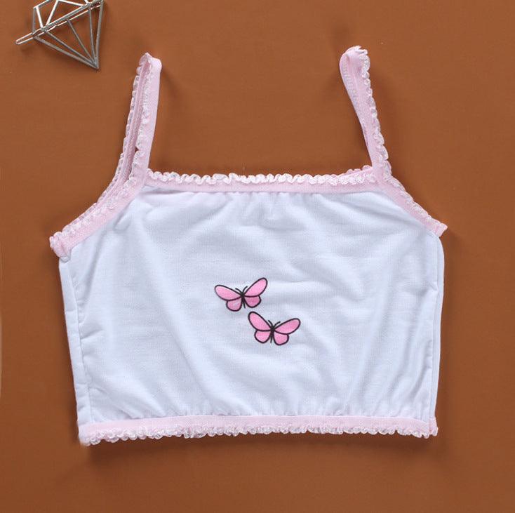 Girls Sports Casual Cotton Camisole Bra - Amazitshop