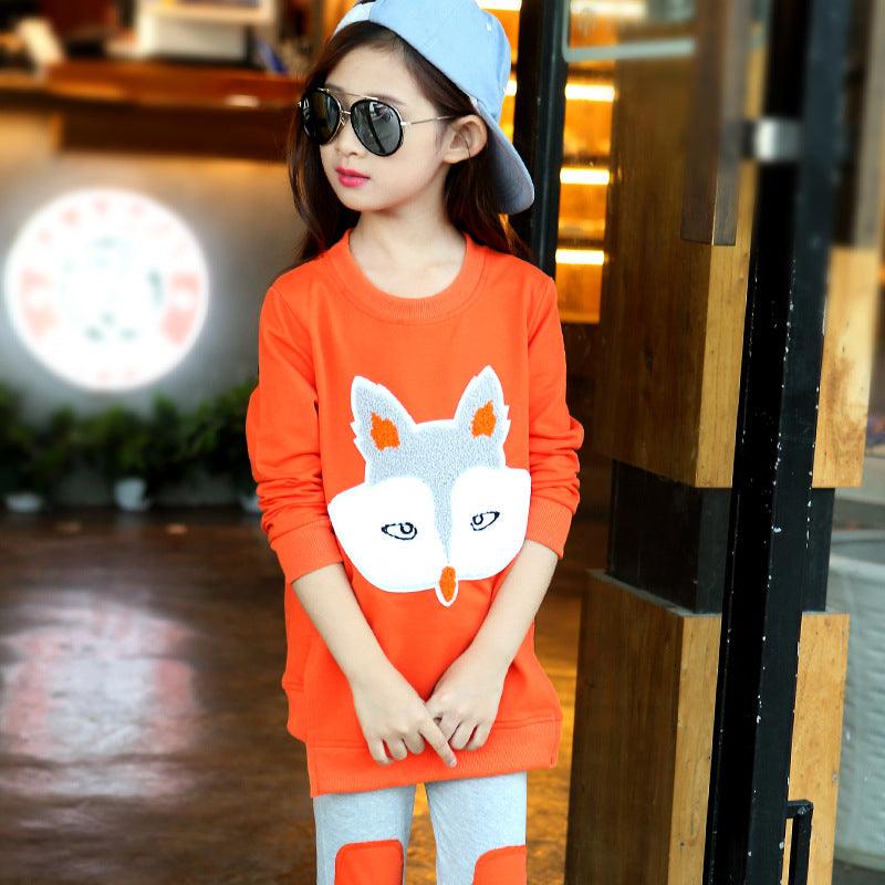 Girls' suit new spring and autumn clothes - Amazitshop