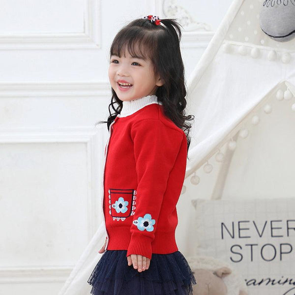 Girls' sweaters and cardigans do not fade - Amazitshop