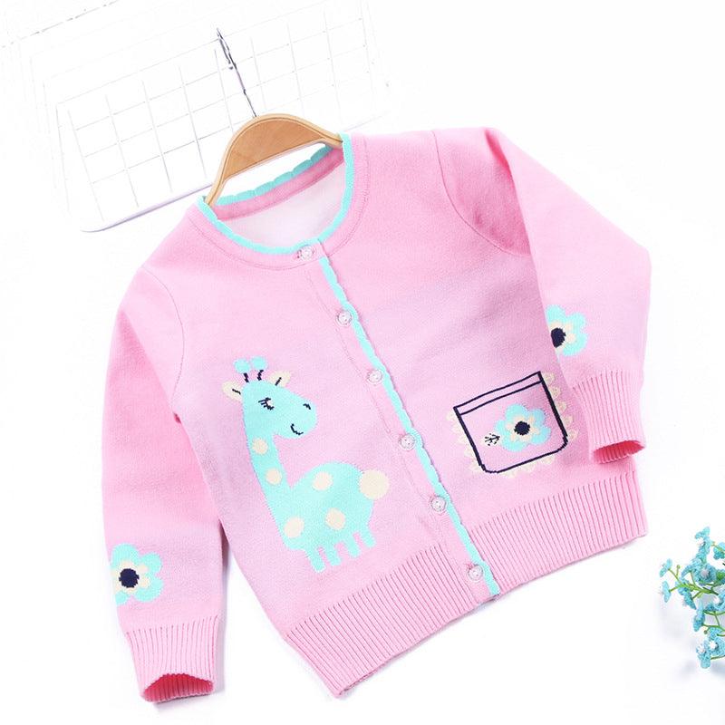 Girls' sweaters and cardigans do not fade - Amazitshop