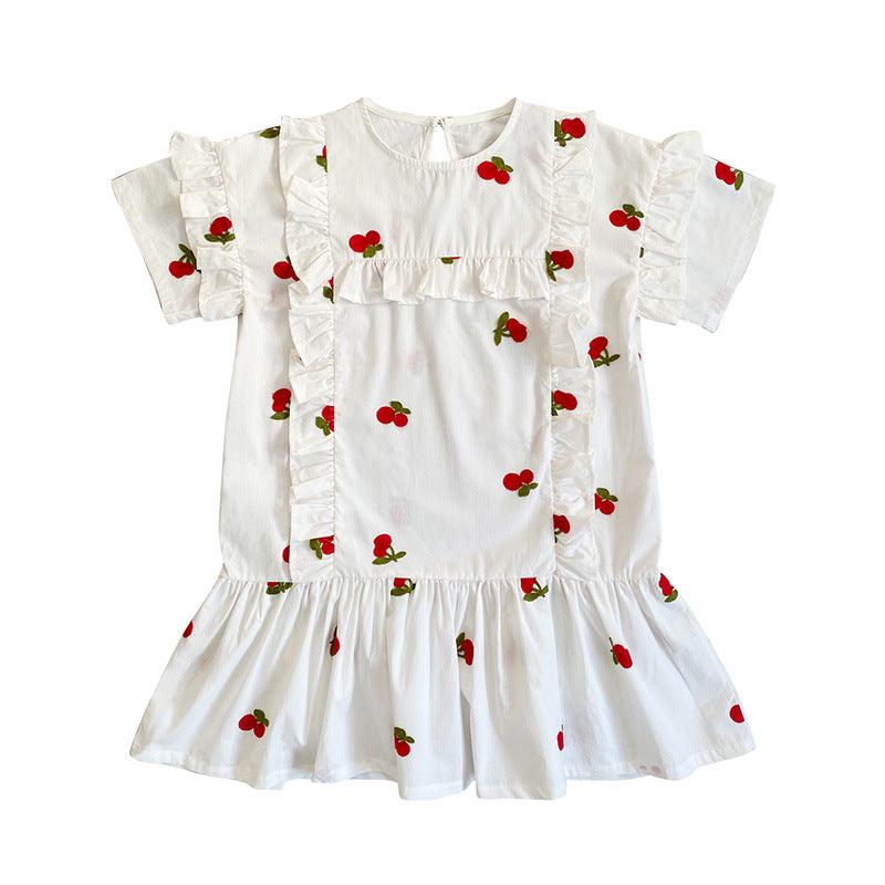 Girls Sweet Embroidered Princess Doll Dress - Amazitshop