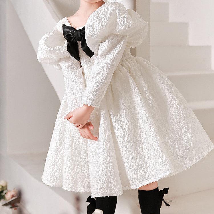 Girls Temperament Fashion Pleated Piano Costumes - Amazitshop