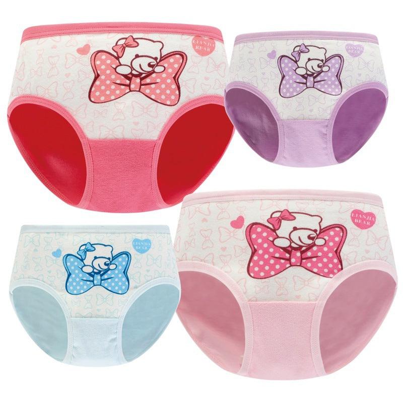 Girls' Underwear Cotton Children's Underwear Baby Briefs Children's Student Shorts - Amazitshop