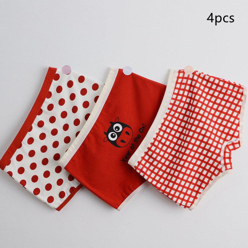 Girls Underwear Cotton Triangle Boxer Shorts - Amazitshop