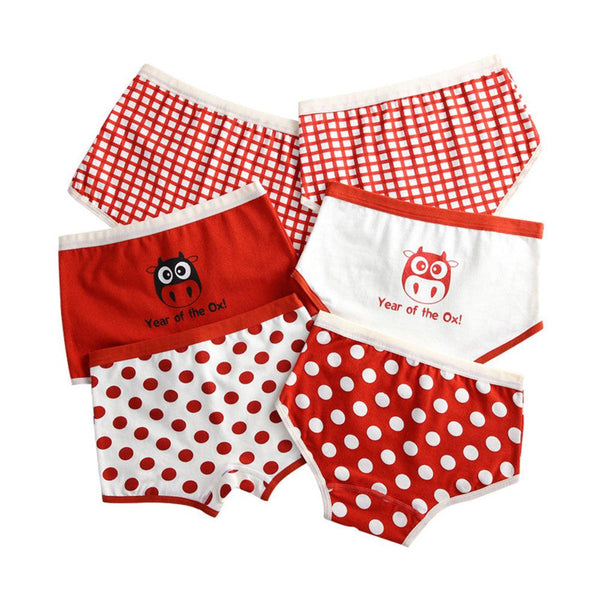 Girls Underwear Cotton Triangle Boxer Shorts - Amazitshop