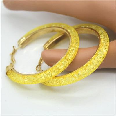 Gold - plated Earrings, Crystal Mesh Chain, Female Earring Jewelry - Amazitshop