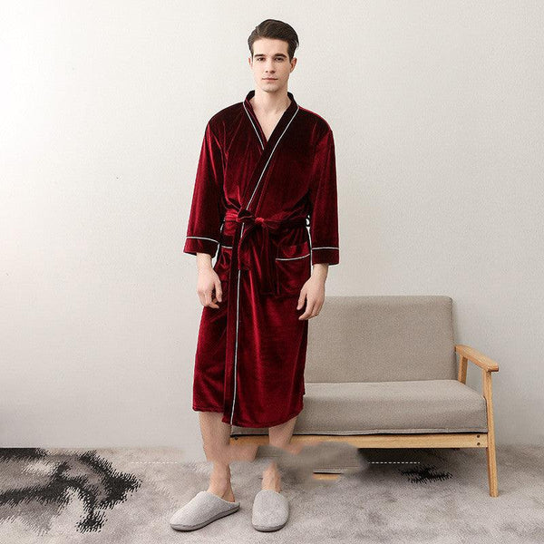 Gold Velvet Nightgown For Men And Women Bridesmaid Bridesmaid Plus Size - Amazitshop