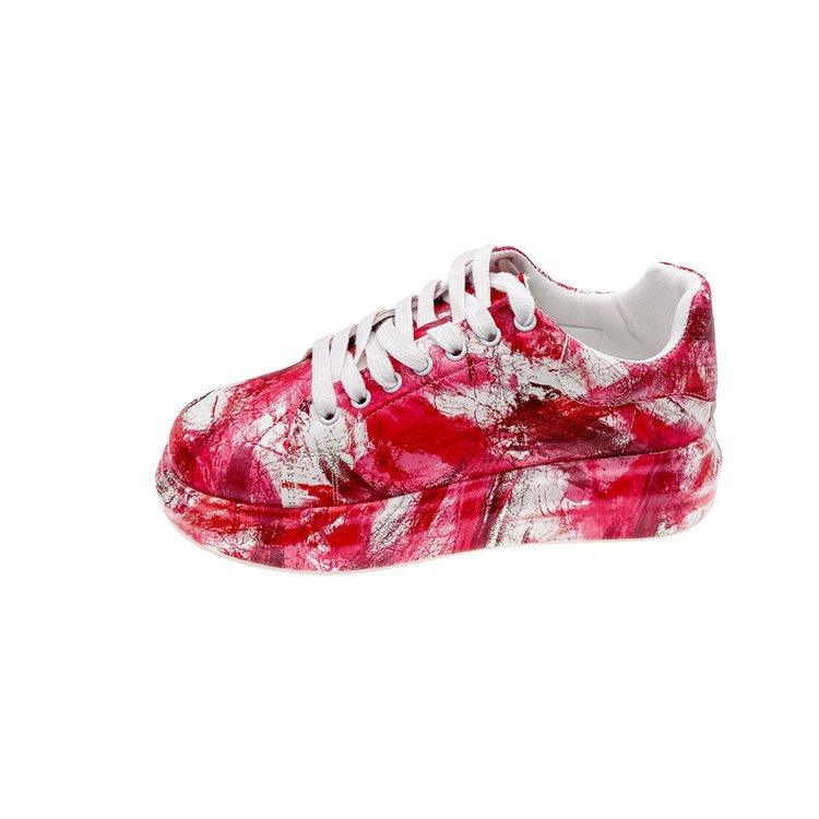 Graffiti Sneakers Plus Size Casual Sneakers - Amazitshop