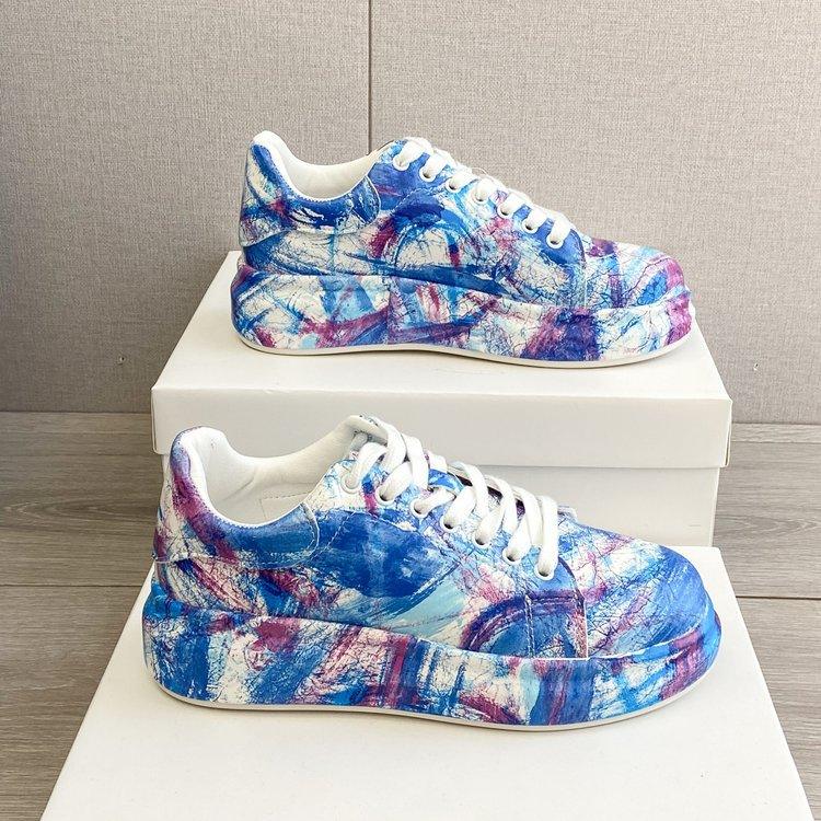 Graffiti Sneakers Plus Size Casual Sneakers - Amazitshop