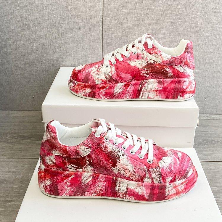 Graffiti Sneakers Plus Size Casual Sneakers - Amazitshop
