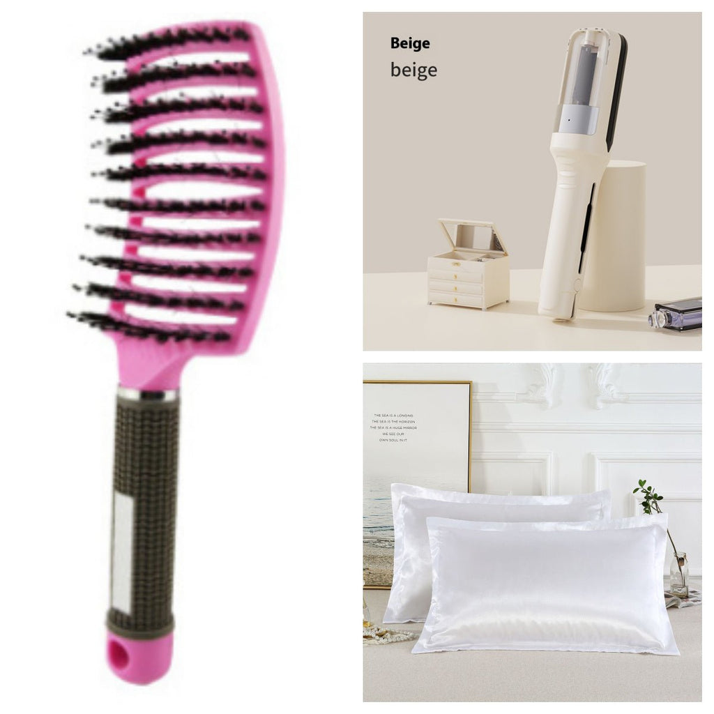 Hair Ends Trimmer Split Remover Dry Damaged Brittle Professional Automatic Trim Split For Women Cordless Hair Cutting Machine Split Ender Pro 2 Hair Tool Hair Clipper for Removing and Repairing Dry Fragile and Damaged Split Ends - Red - Amazitshop