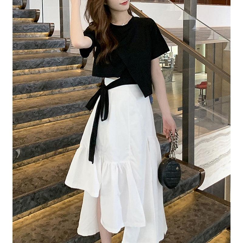 Half - Length Dress Suit, Small Man With Two - Piece Suit Showing High Temperature And Softness - Amazitshop