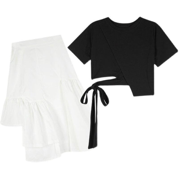 Half - Length Dress Suit, Small Man With Two - Piece Suit Showing High Temperature And Softness - Amazitshop