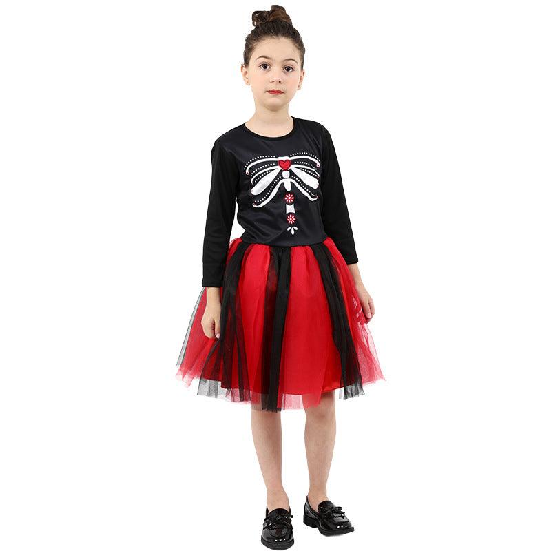 Halloween Costume Child Costume Cosplay Performance Costume Halloween Dress - Amazitshop