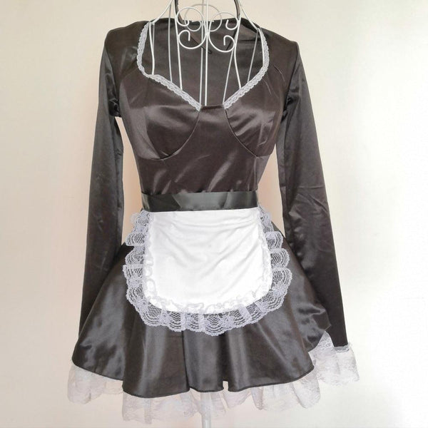 Halloween Women's Maid Dress Up Nightclub Stage Wear Fat Man Costume - Amazitshop