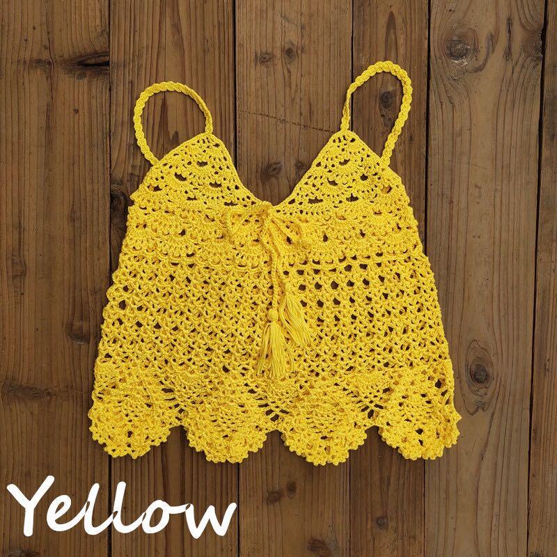 Handmade crochet bikini blouse - Amazitshop