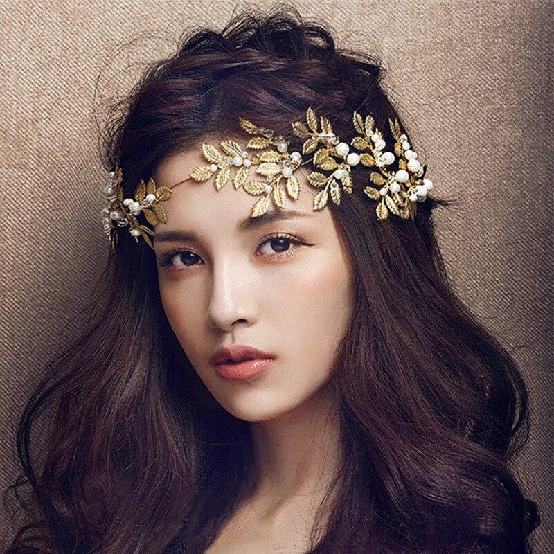 Handmade Pearl Retro Wedding Headband Accessories - Amazitshop