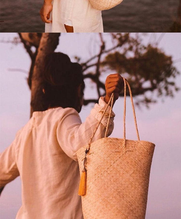 Handmade Woven Single Shoulder Collar Bag - Amazitshop