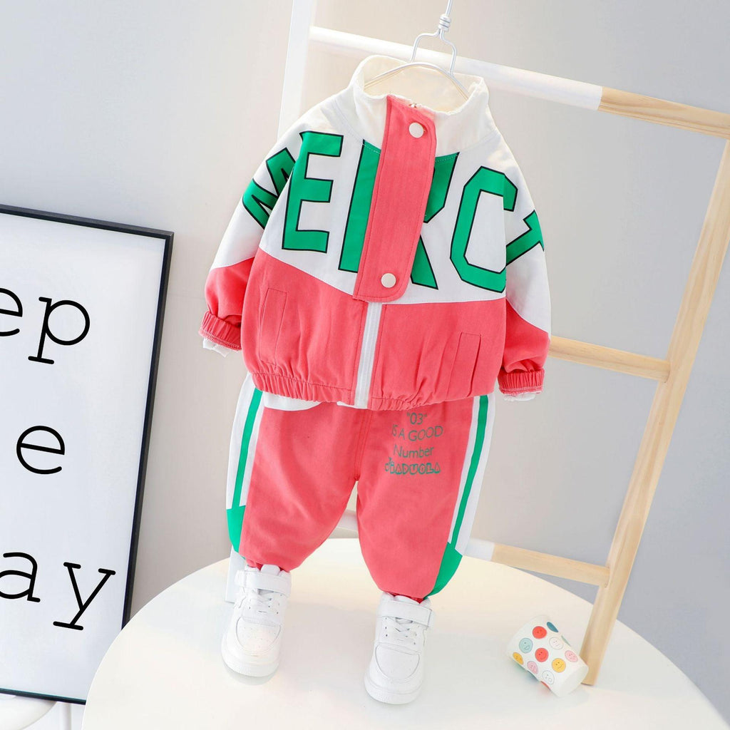 Handsome suit of pure cotton two - piece - Amazitshop