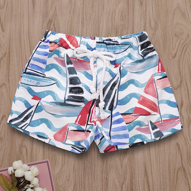 Hawaiian Style Beach Print Beach Pants - Amazitshop